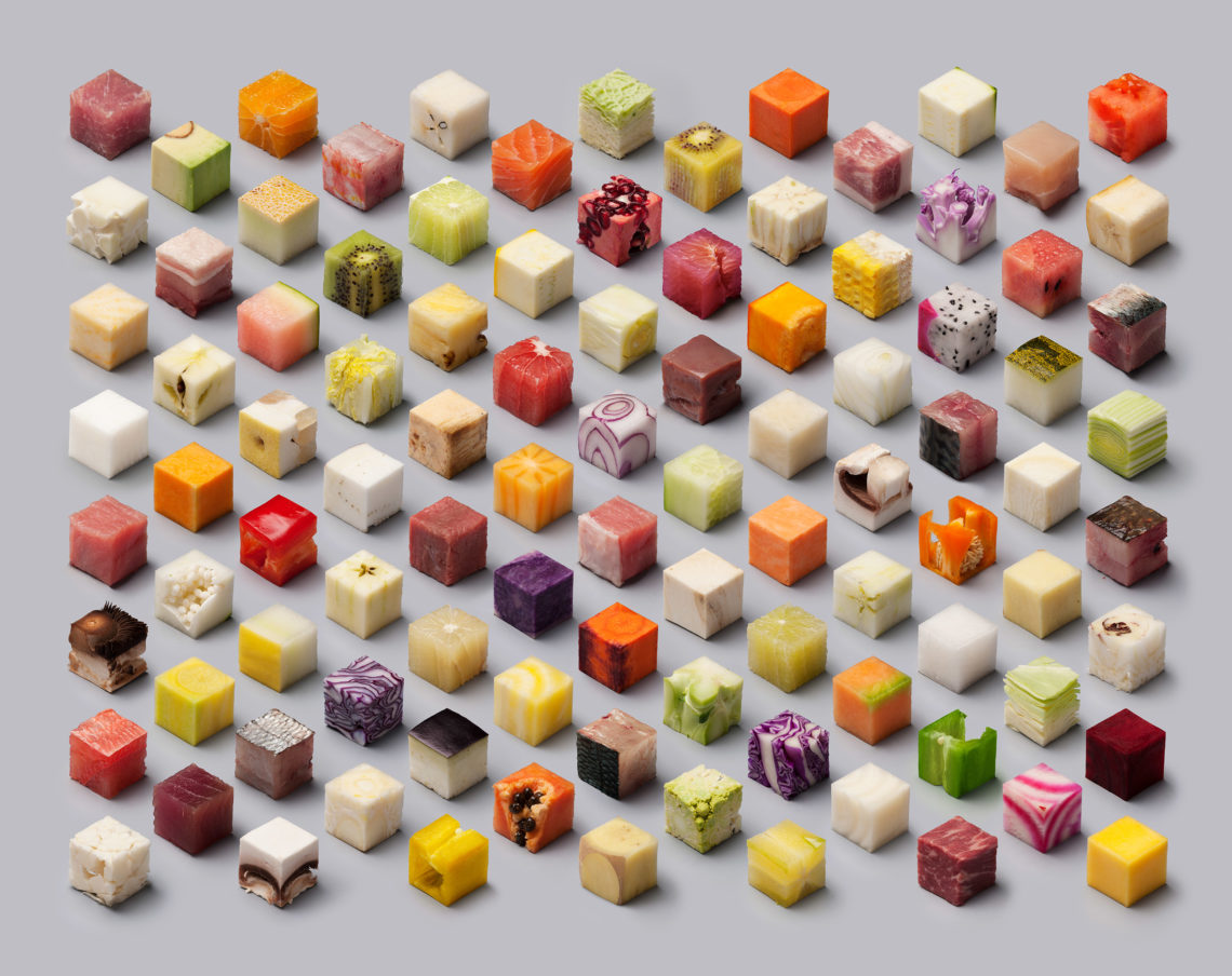 Food Cubes by Lernert & Sander